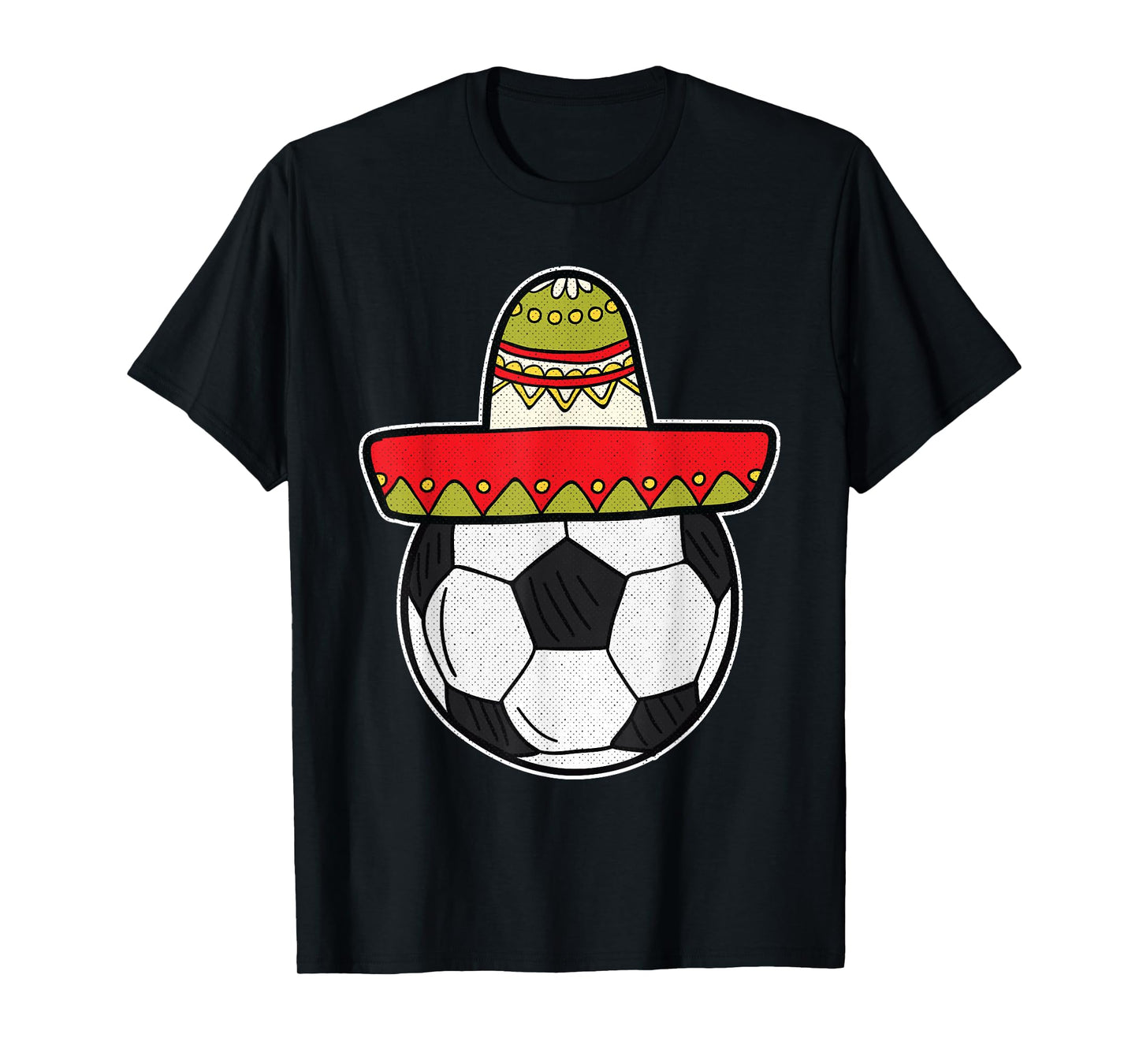 Soccer Cinco De Mayo Cool Sombrero Party Mexican Fiesta T-Shirt