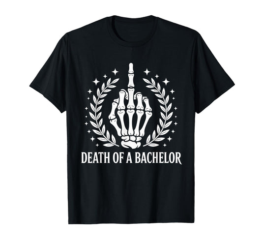 Death of A Bachelor Skeleton Halloween Party T-Shirt