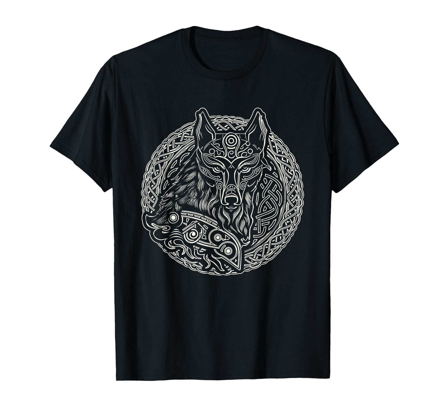 Viking Celtic Fenrir Wolf for Women, Men T-Shirt