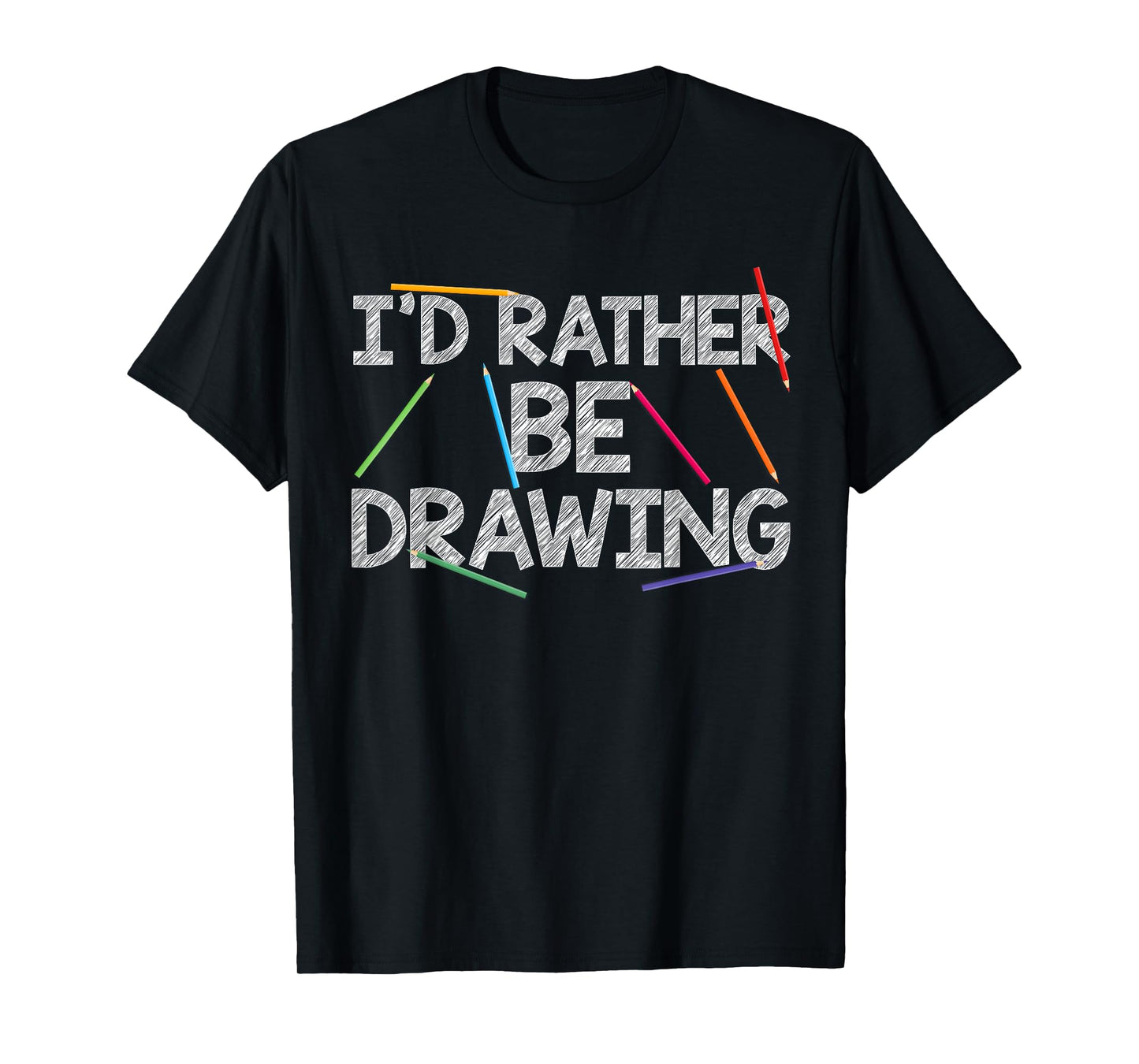 Cool Drawing Art For Men Women Sketch Pencil Artist Lovers T-Shirt