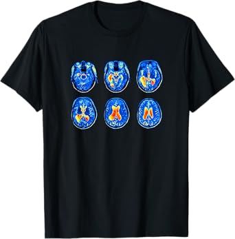 Brain Scan MRI Images of Human Brain T-Shirt