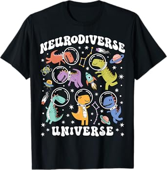 Neurodiverse Universe ABA Therapist Behavioral Behavior Tech T-Shirt
