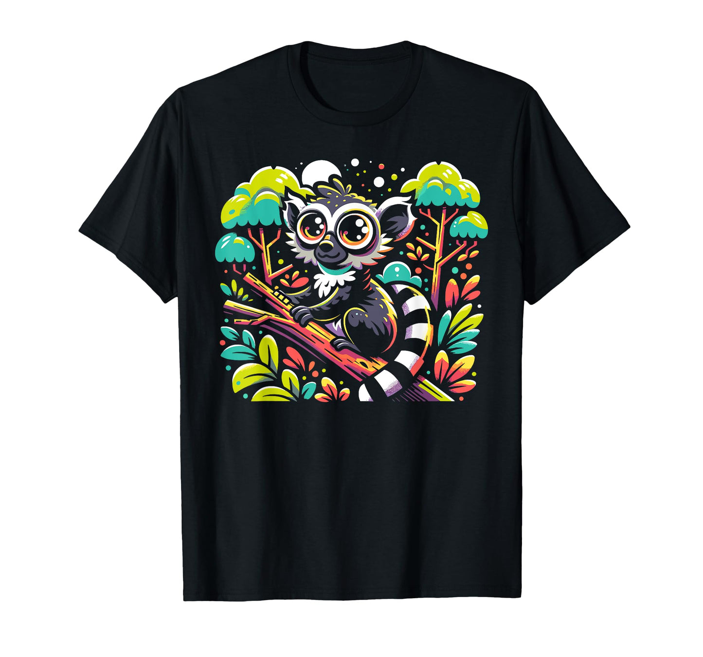 Aye Aye Face Aye-aye Nocturnal Lemur Wildlife Animal T-Shirt