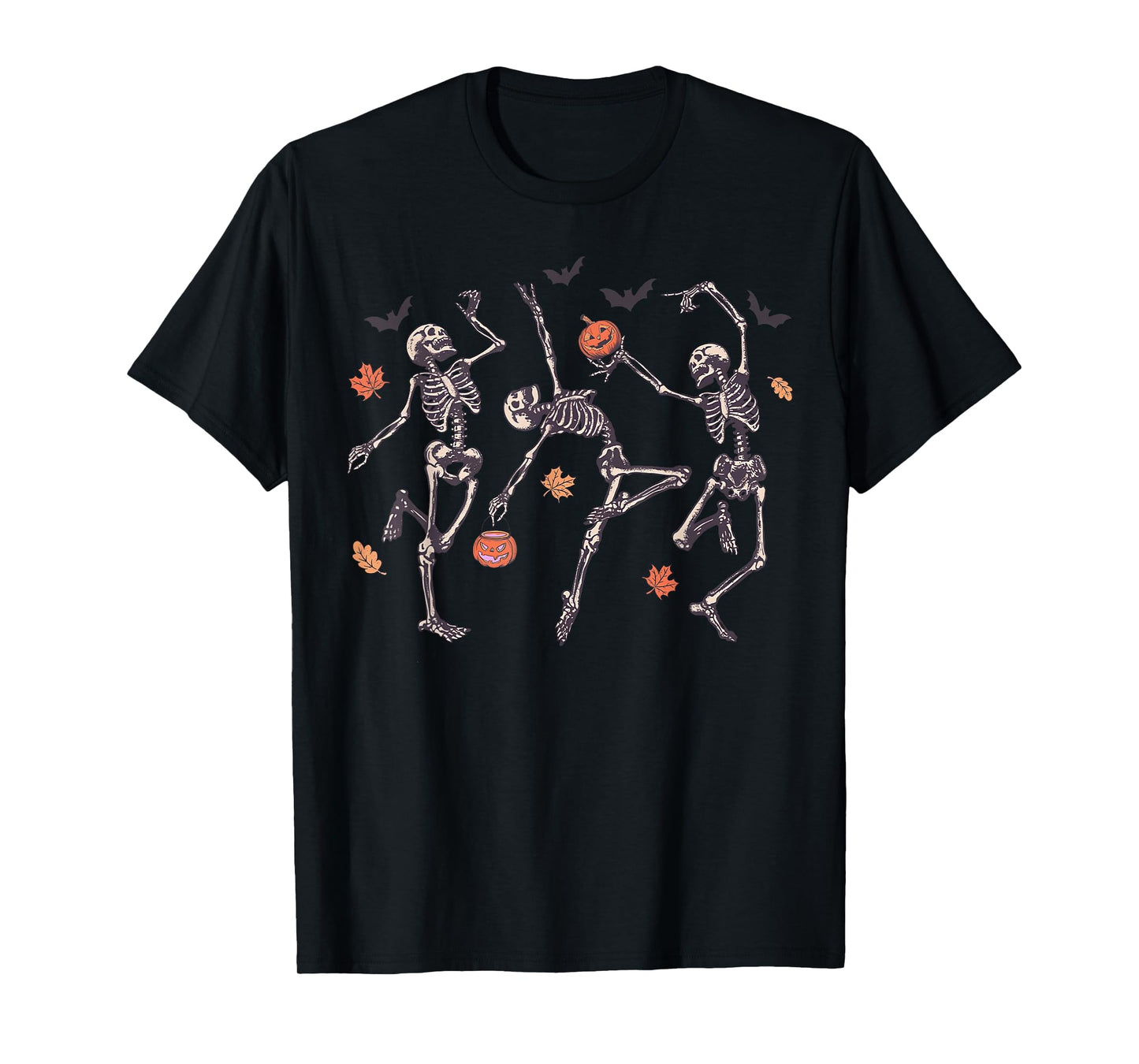 Dancing Skeletons Halloween Funny Skeleton Dance Halloween T-Shirt