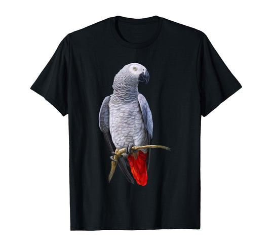 Beautiful African Grey Parrot T-shirt T-Shirt