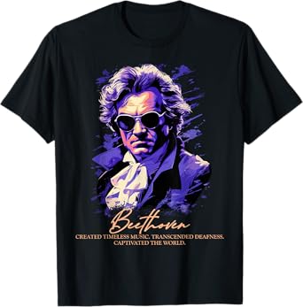 Ludwig van Beethoven Symphony Composer Transcended Deafness T-Shirt