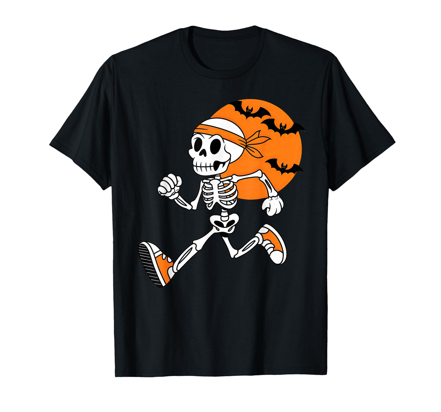 Halloween 5K Run Skeleton Runner Race Matching T-Shirt