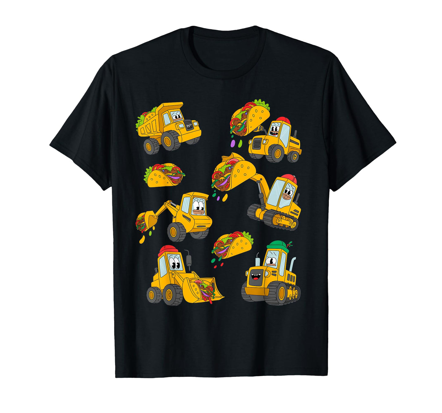 Cinco de Mayo Boys Kids Toddler Construction truck Tacos T-Shirt