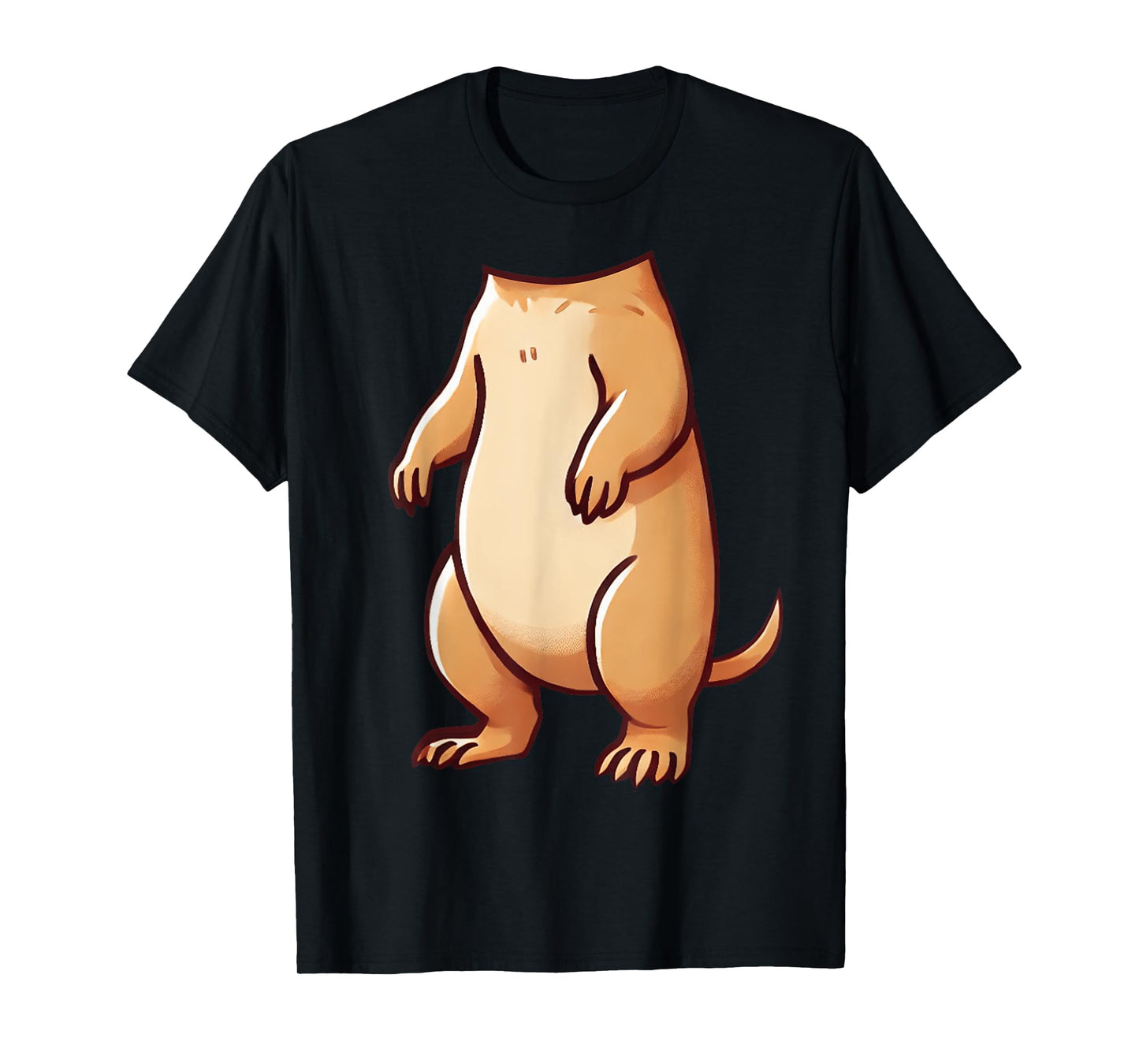 Easy Prairie Dog Costume Halloween Prairie Dog Body T-Shirt for Men Women Kids
