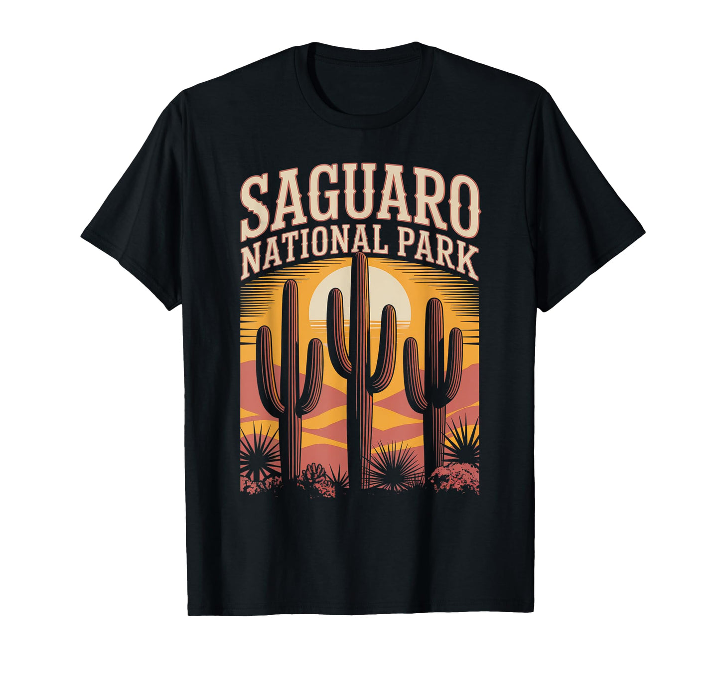 Saguaro National Park Retro Outdoor Camping US National Park T-Shirt
