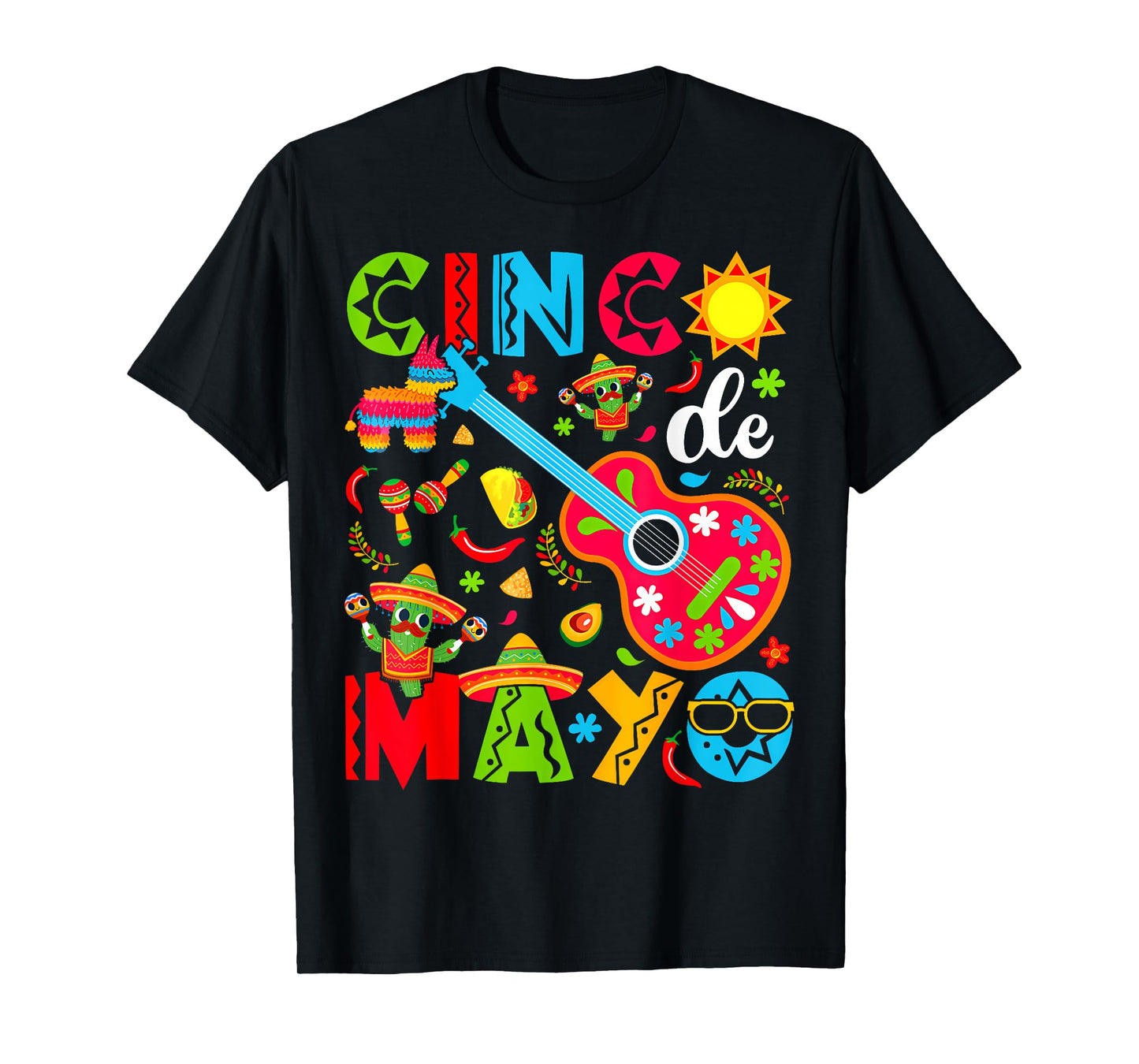 Cinco De Mayo Mexican Fiesta 5 De Mayo Women Men Girls T-Shirt