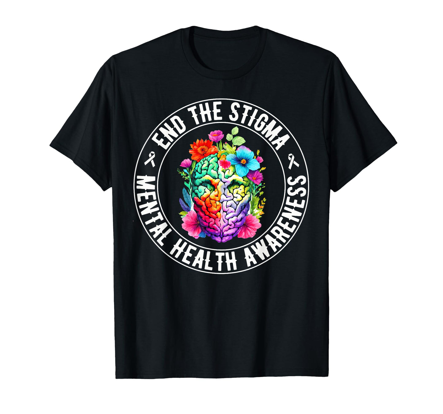 End The Stigma Mental Health Awareness T-Shirt