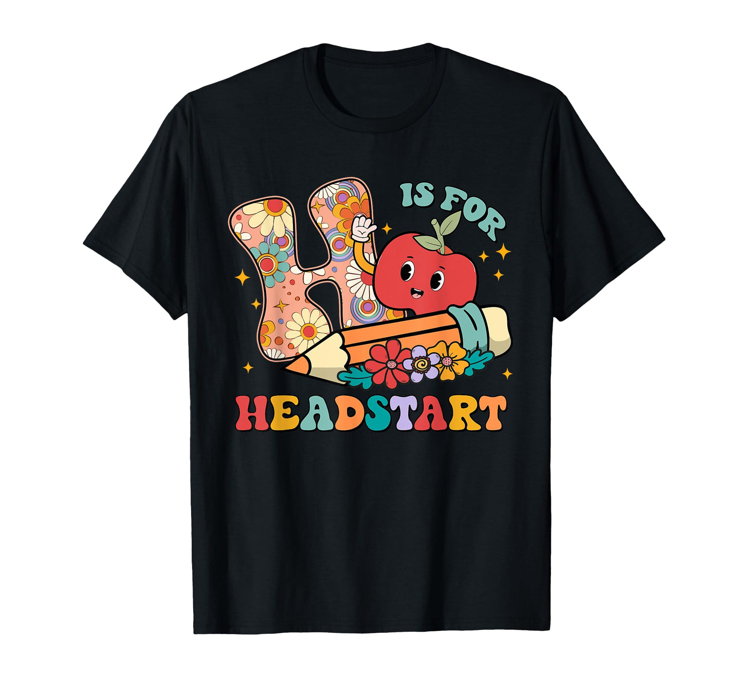 Groovy H Is For Headstart Funny Back To School Gifts T-Shirt