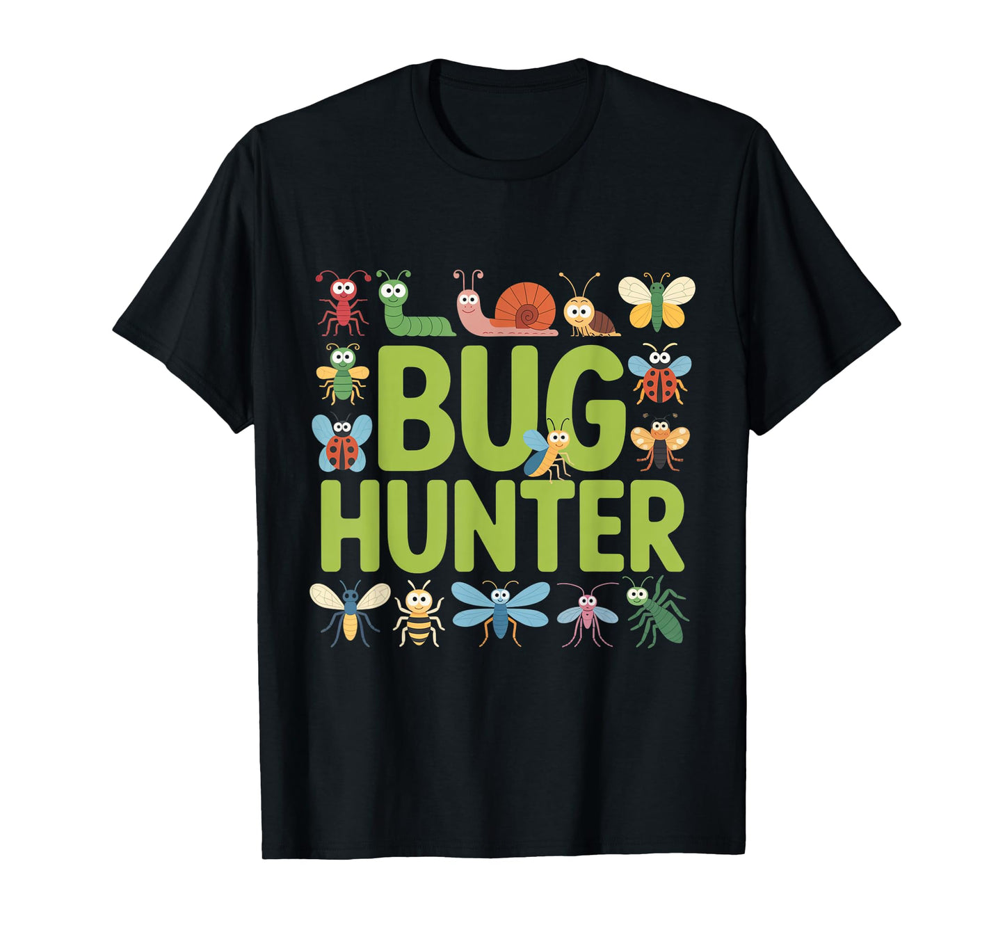 Bug Catcher Insect Lover Entomologist Biologist Boys Girls T-Shirt