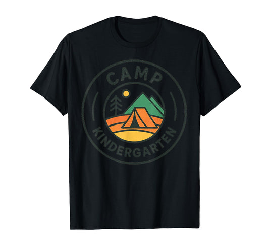 Cute Camp Kindergarten Squad Camper Teacher Camping Lovers T-Shirt