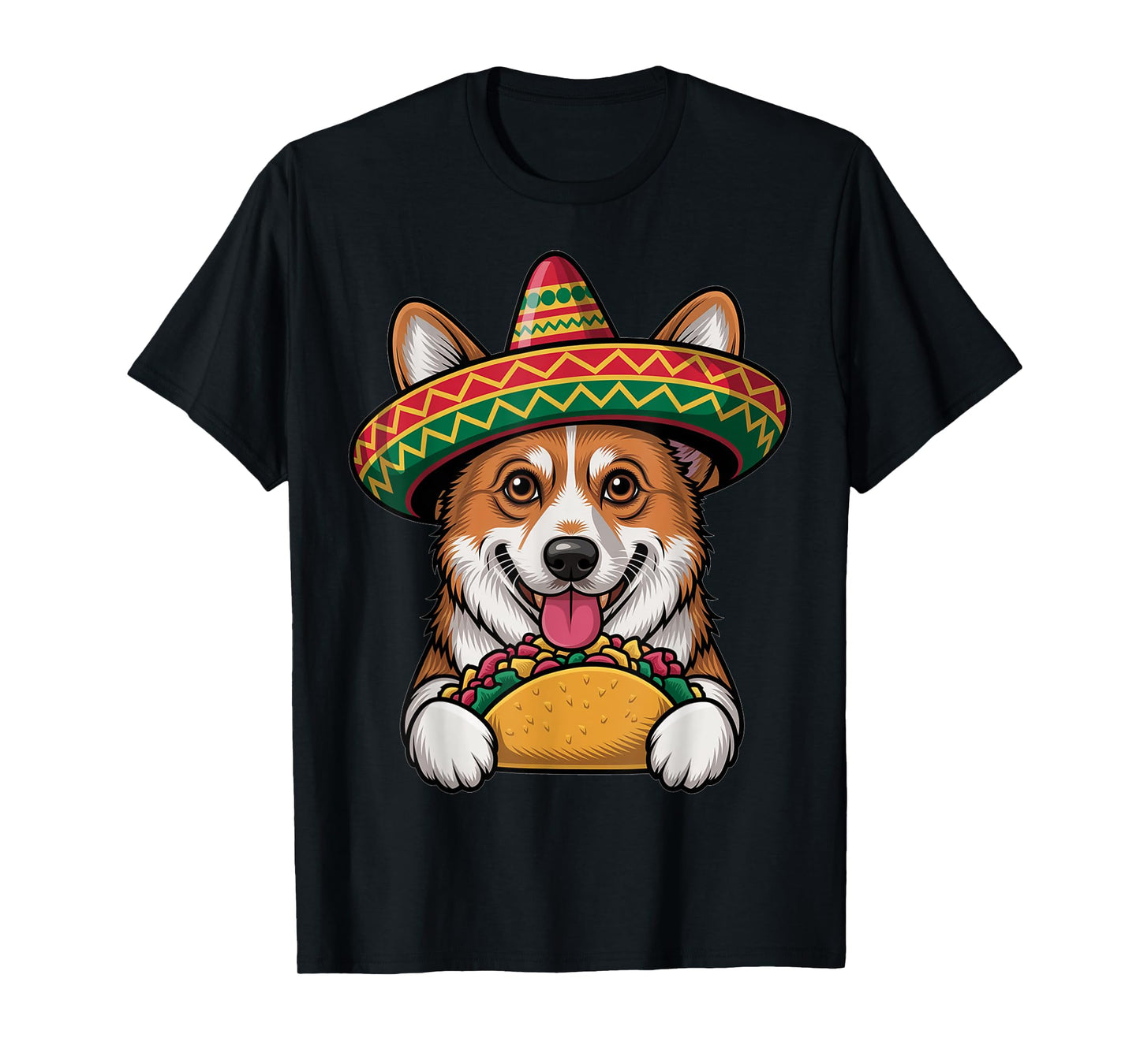 Funny Corgi Taco Corgi Dog Funny Dog Lover Cinco De Mayo T-Shirt