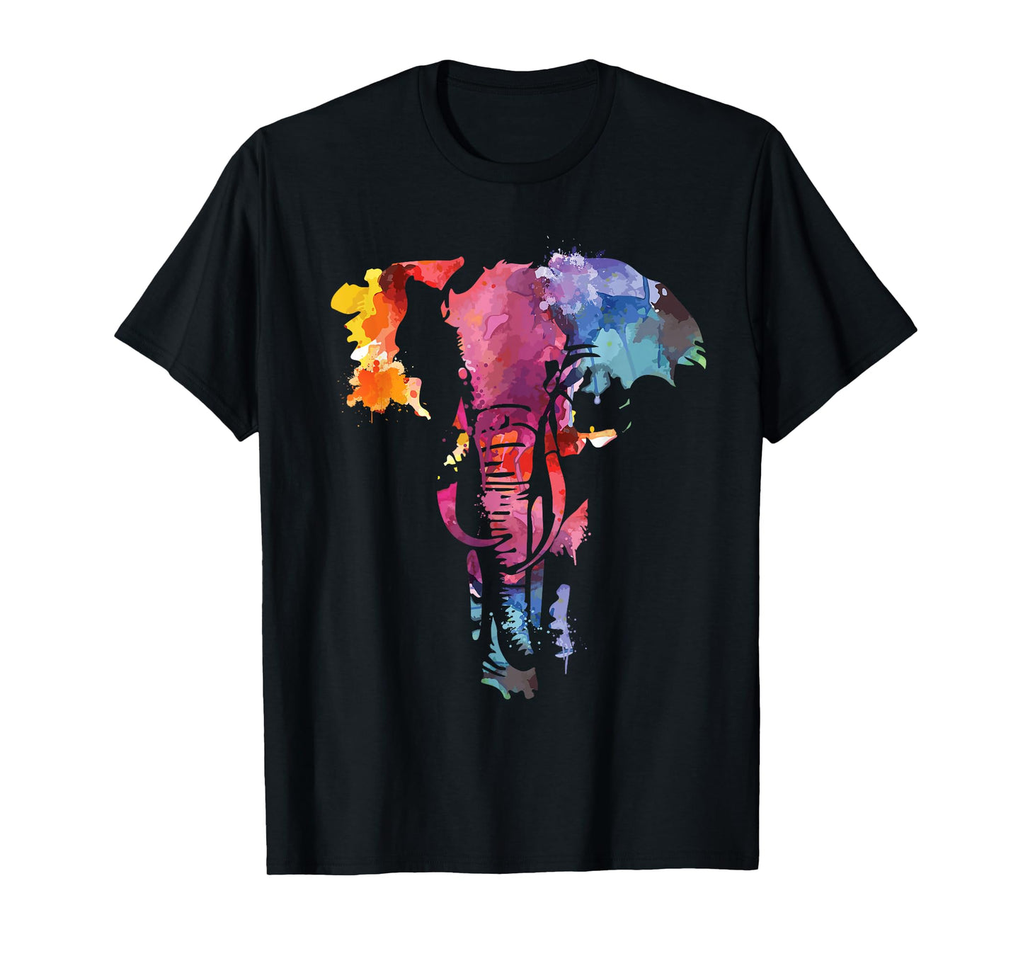 Elephant Watercolor Art Design For People Who Love Elephants T-Shirt