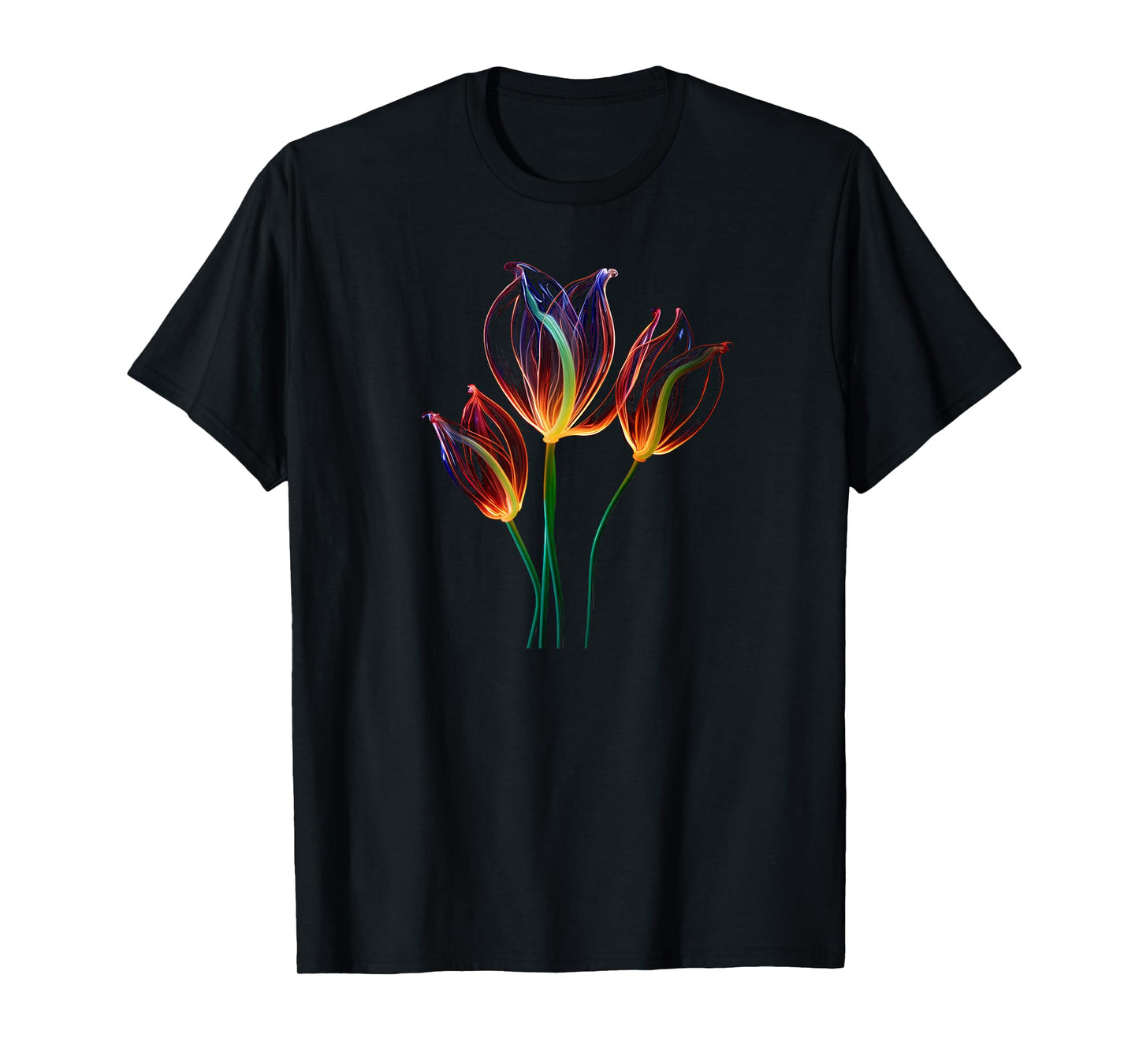 Flowers, Tulip, Art, Color, Love, Cute, Minimal, Fashion T-Shirt