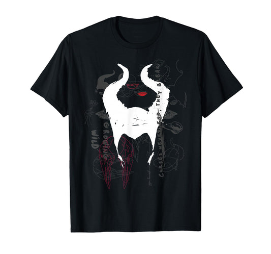 Disney Maleficent Mistress Of Evil Growing Wild Collage T-Shirt