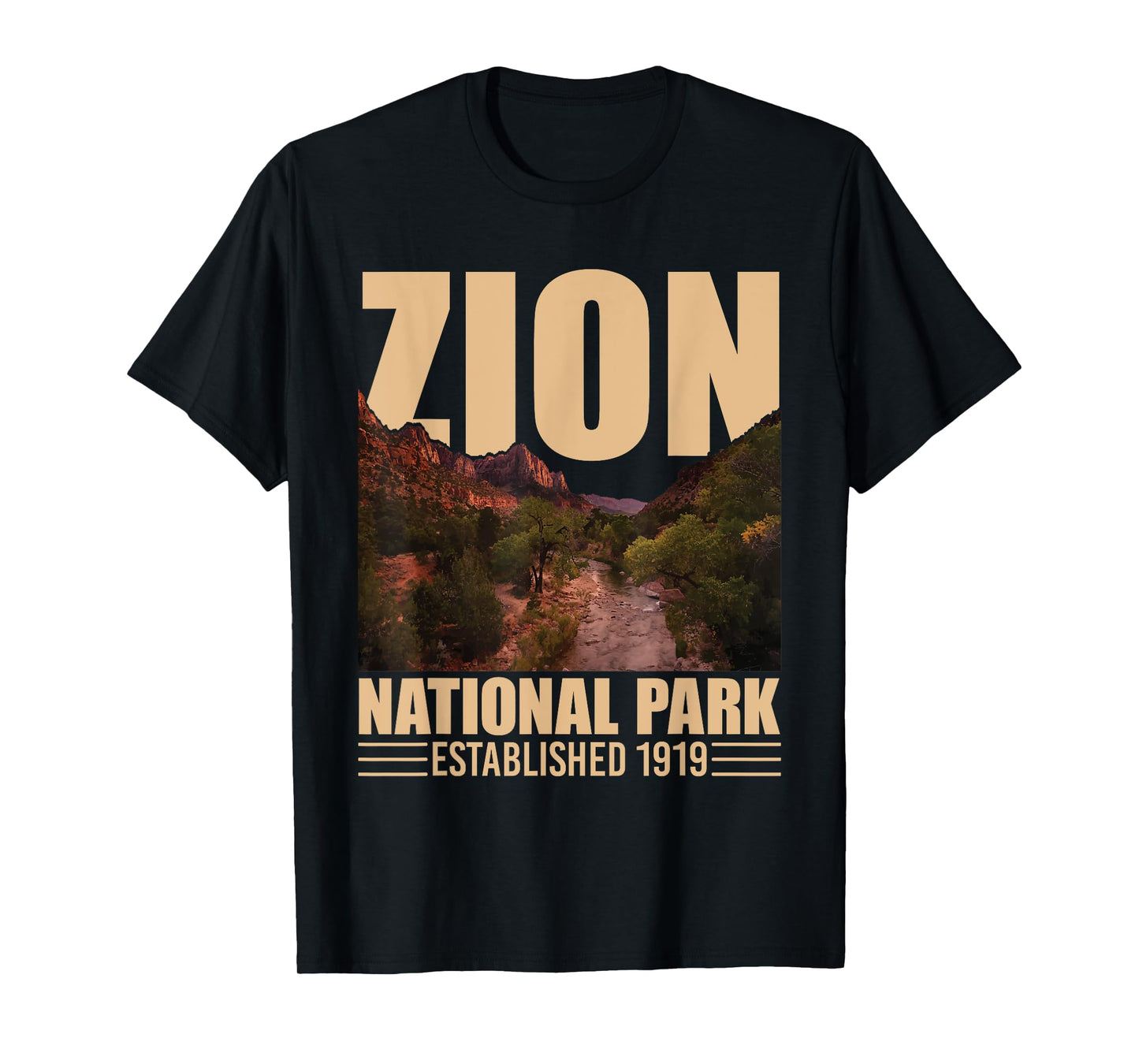 Zion National Park - Retro Hiking & Camping Lover T-Shirt