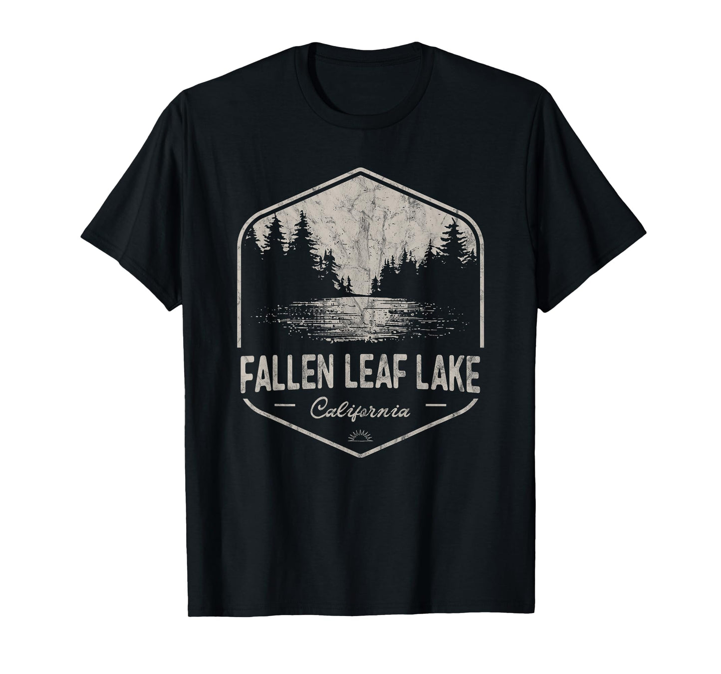 Fallen Leaf Lake California Outdoors Vintage T-Shirt