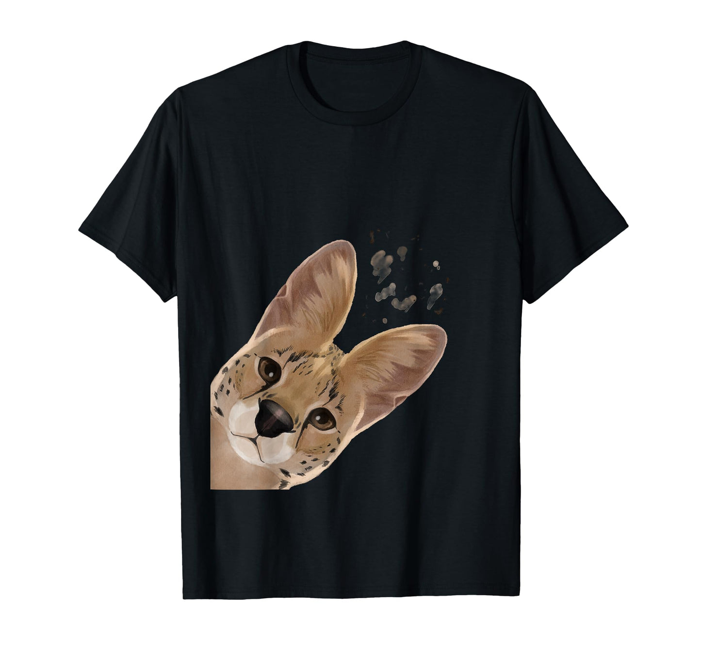 Funny Curious Serval T-Shirt