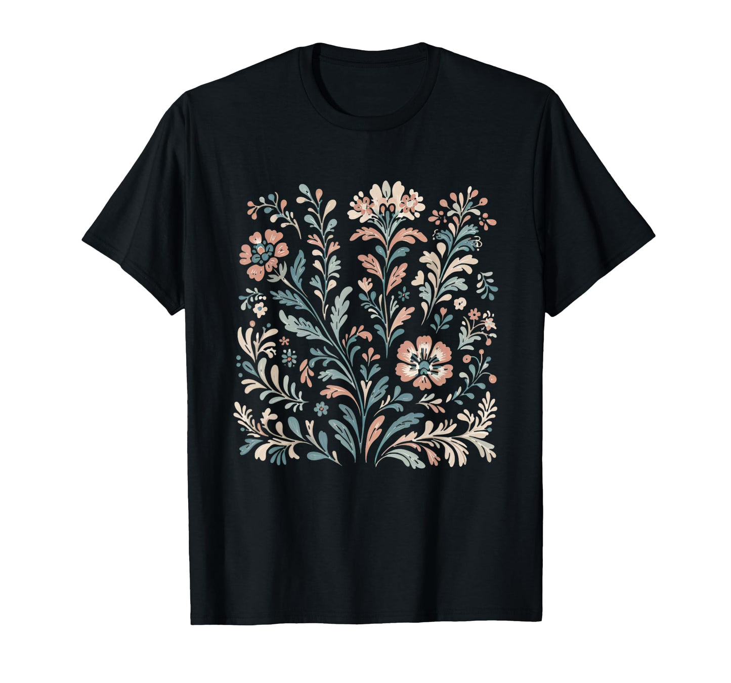 Vintage Wildflower Boho Floral Graphic for Nature Lovers T-Shirt
