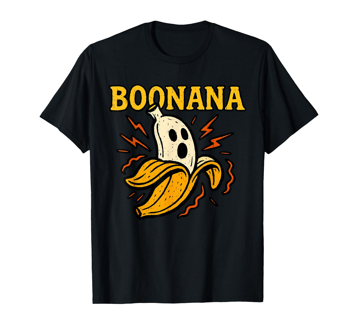 Boonana Cute Ghost Banana Halloween Costume Spooky Kids Boys T-Shirt
