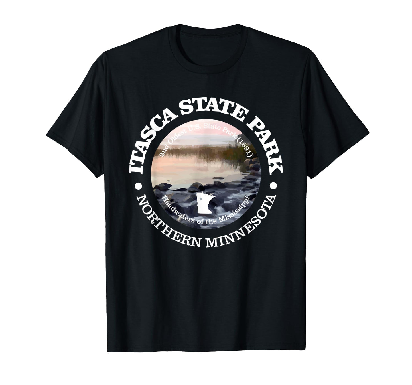 Itasca State Park Funny Minnesota Itasca State Park T-Shirt