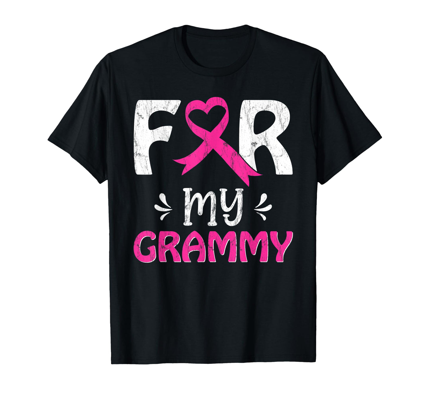 Pink Ribbon For My Grammy Breast Cancer Awareness Day T-Shirt