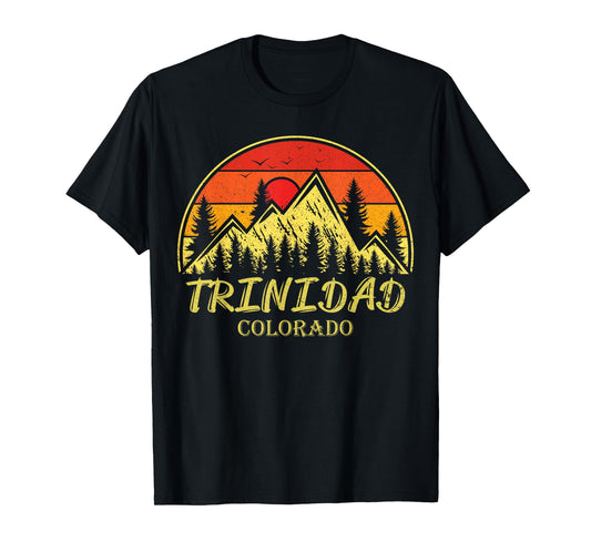 Vintage Trinidad Colorado CO Mountains Hike Hiking Souvenir T-Shirt