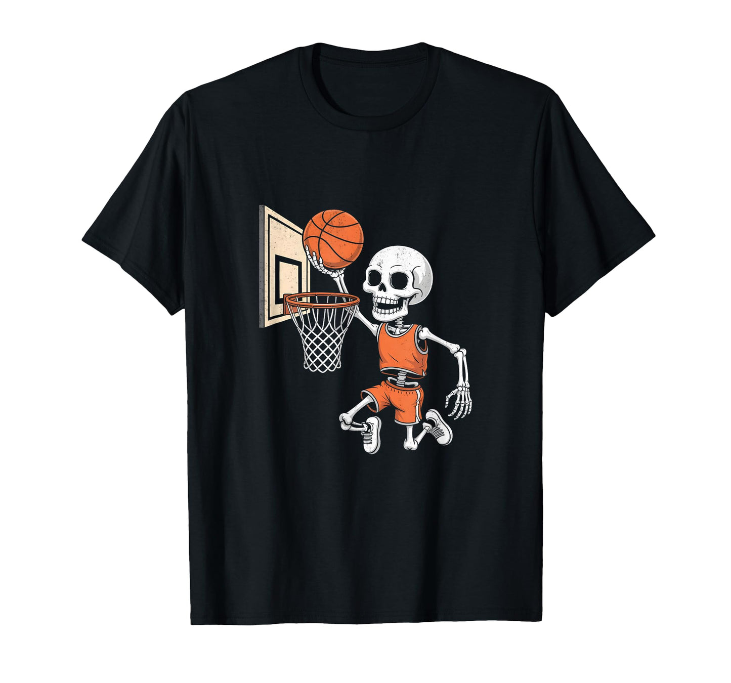 Skeleton Basketball Halloween T-Shirt