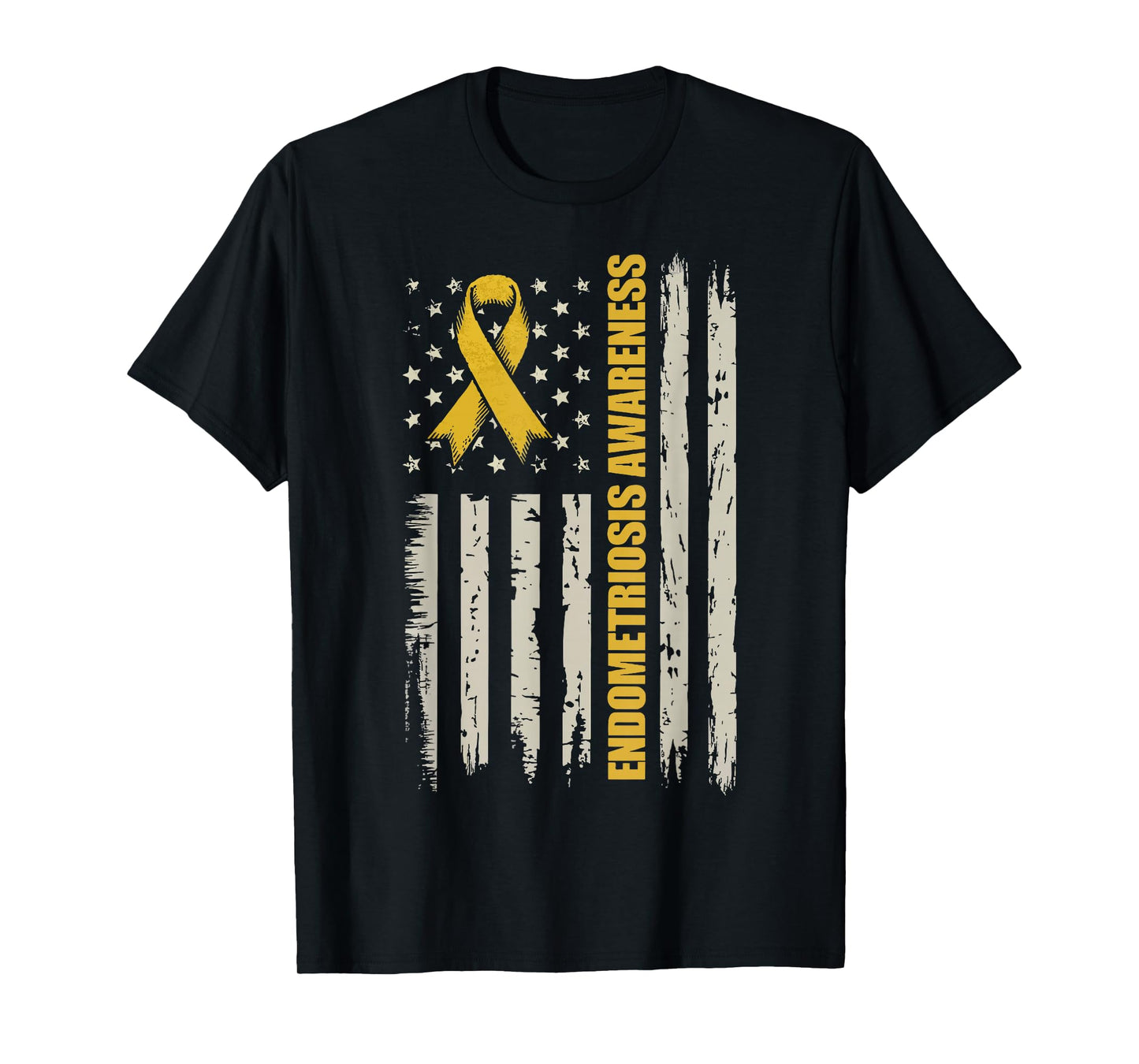 Endometriosis Awareness USA Flag T-Shirt