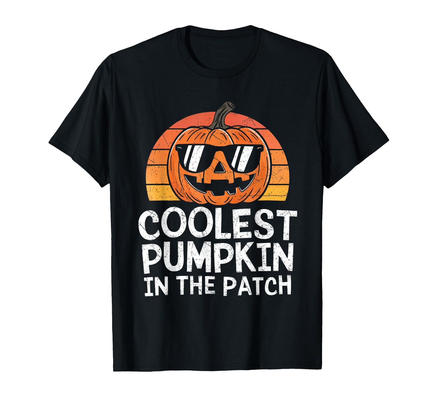Coolest Pumpkin In The Patch Halloween Outfit Teens Boys Kid T-Shirt