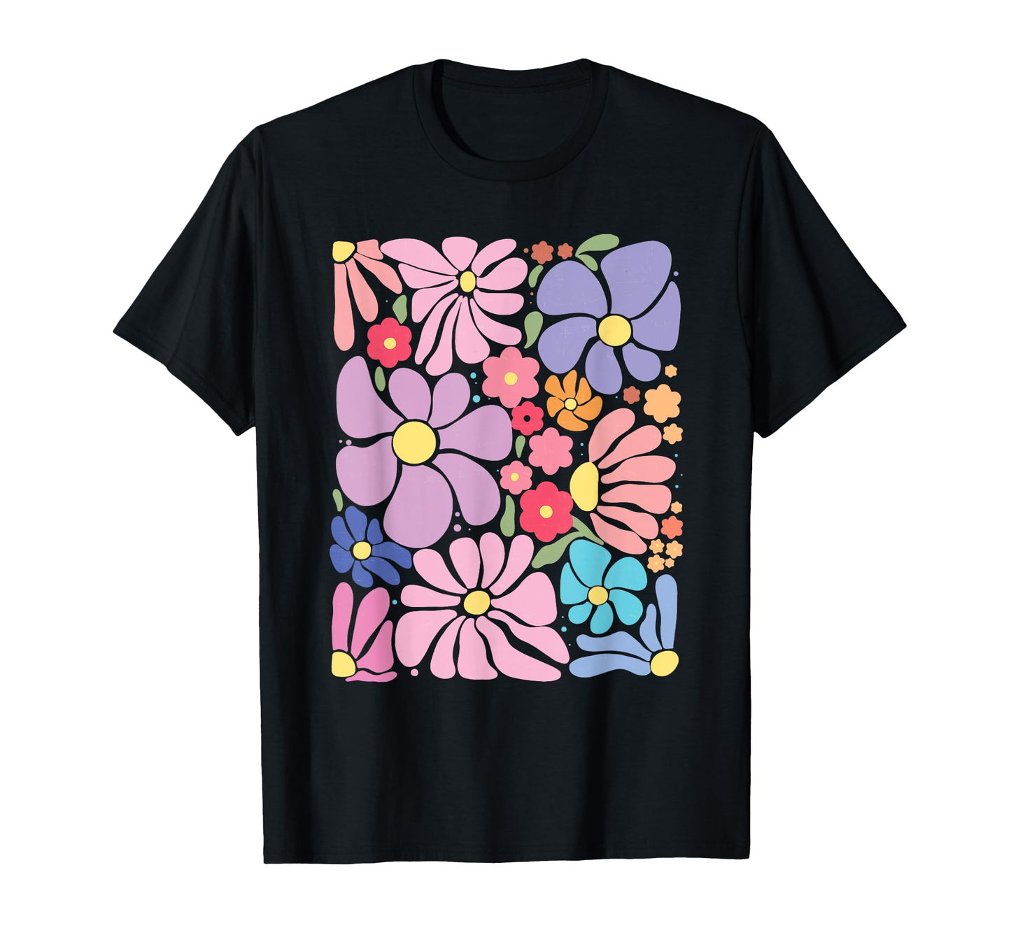 Boho Wildflowers Floral Nature Flower For Women Nature Lover T-Shirt