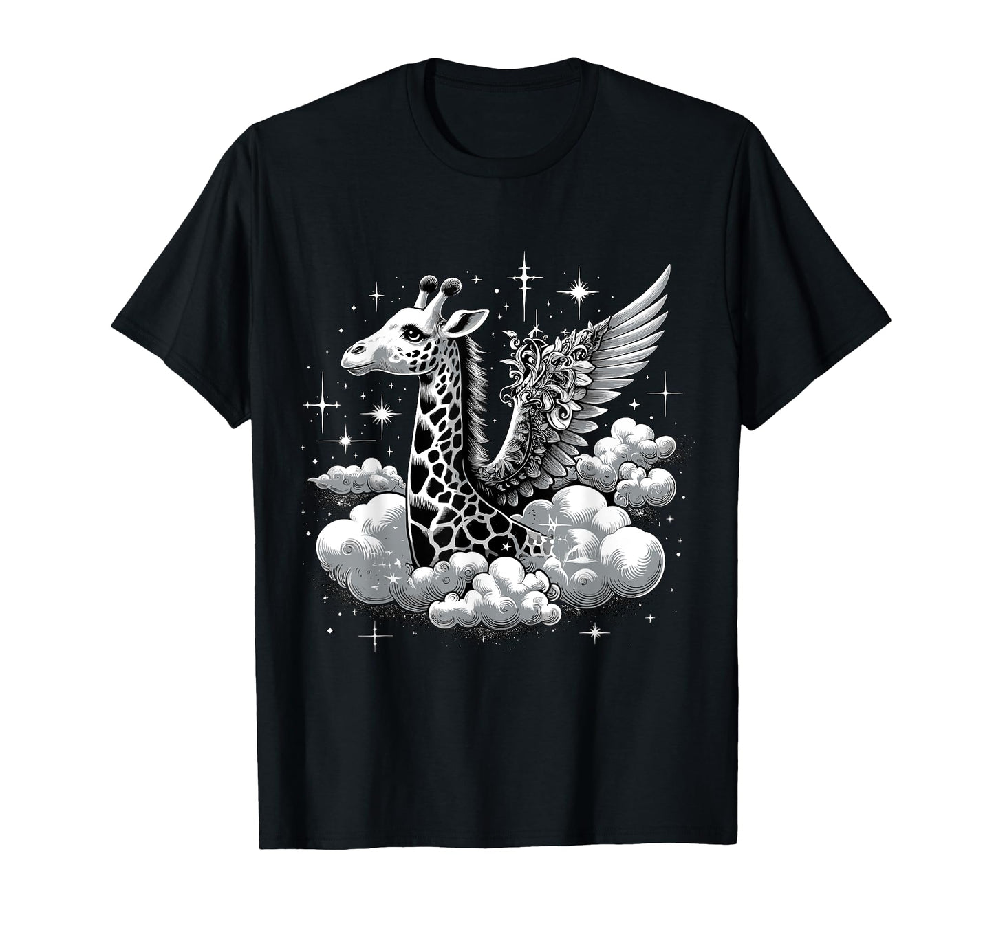 Giraffe with Wings Angel Giraffe T-Shirt