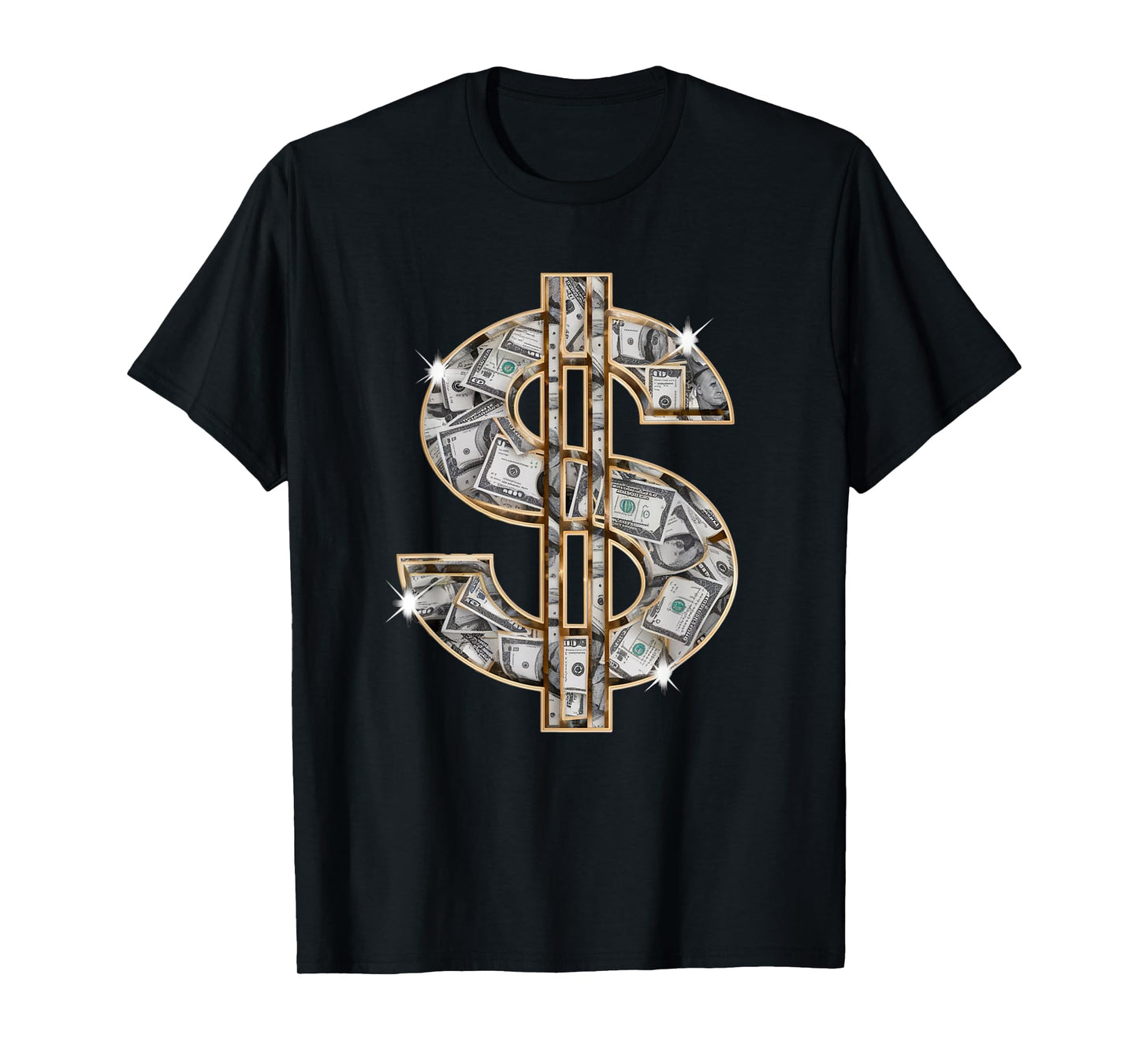 Cool As Dollar Bill Dollar Sign $ Money Hustle Hard Work T-Shirt
