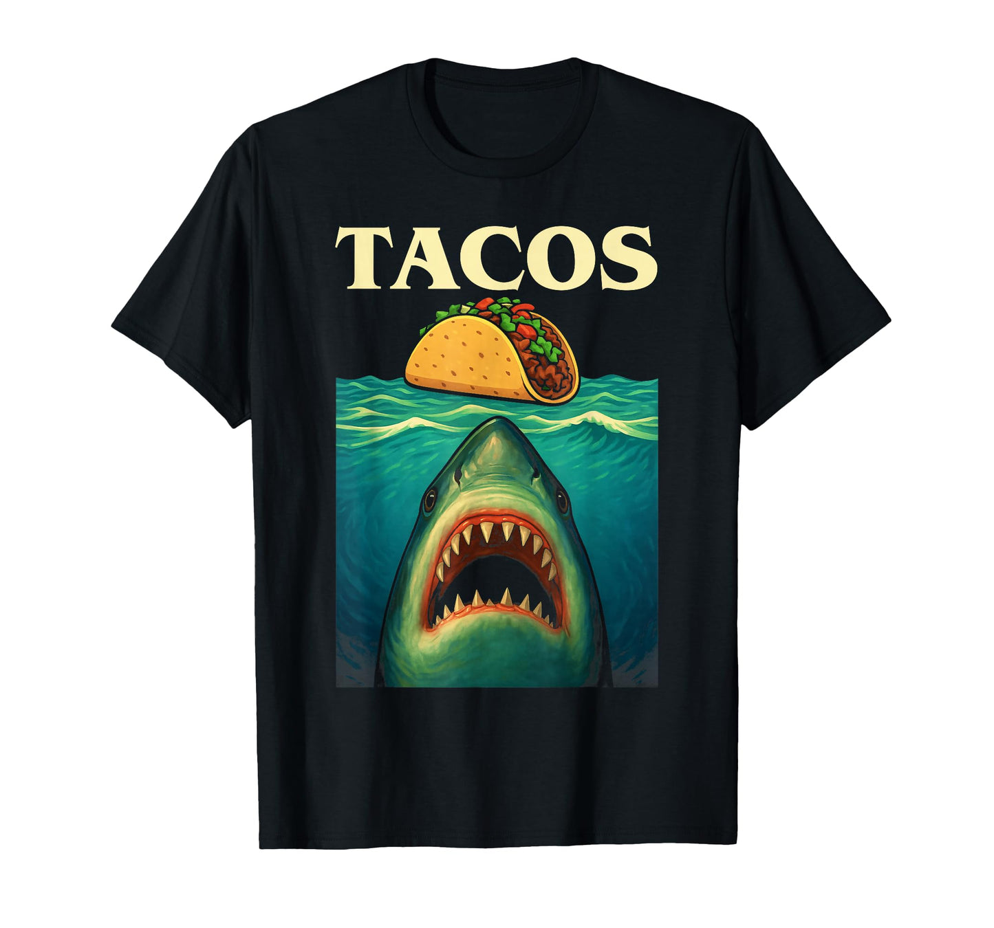 Shark Taco Lovers for Men Women Kids Taco Shark T-Shirt