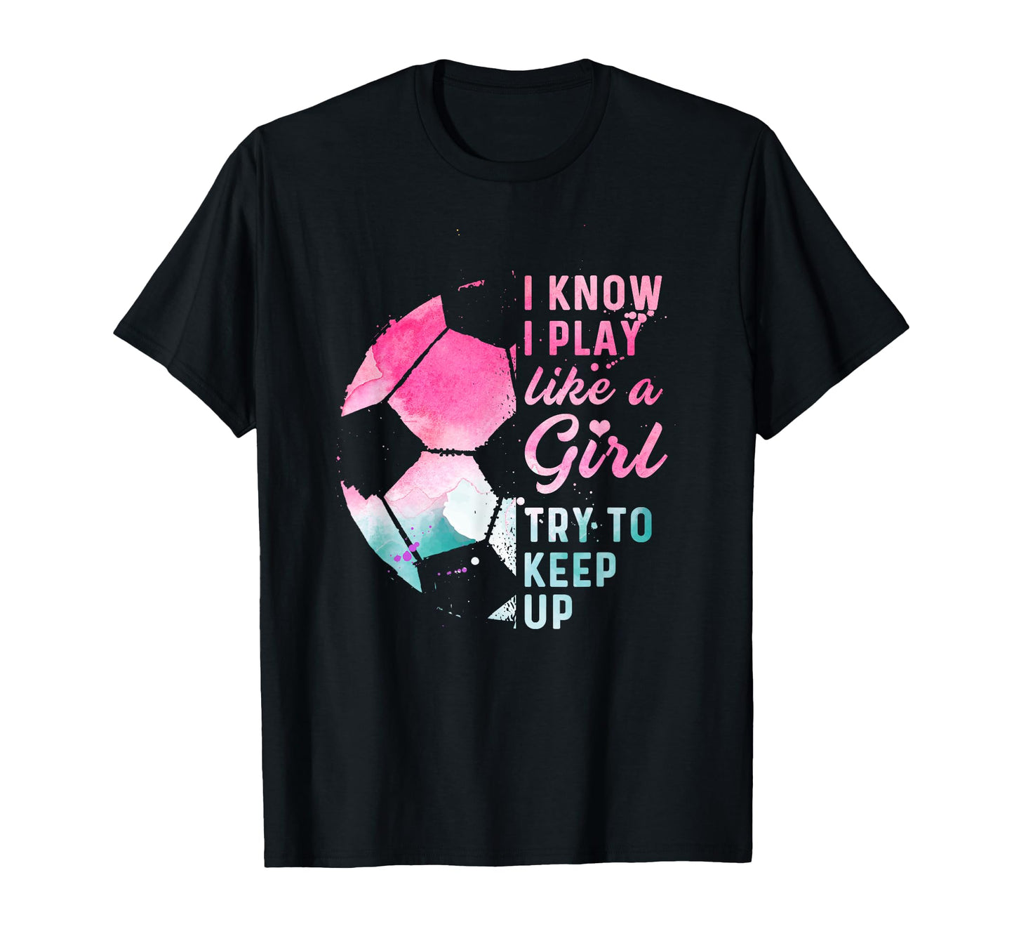 Girl Soccer Player Gifts Team Cleats Mom Goalie Captain T-Shirt
