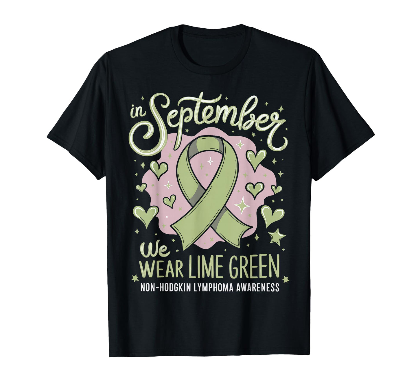 In September We Wear Lime Green Non-hodgkin Lymphoma T-Shirt