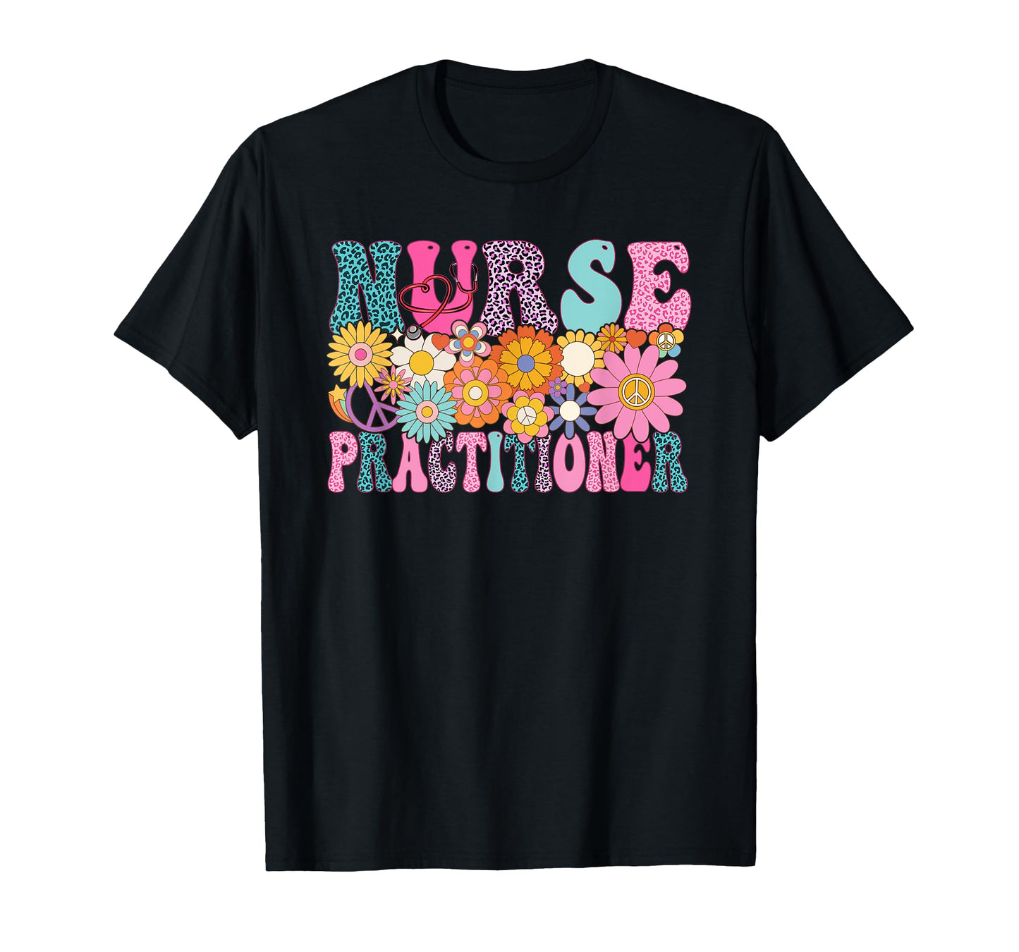 Nurse Practitioner Week Groovy Appreciation Day For Women T-Shirt
