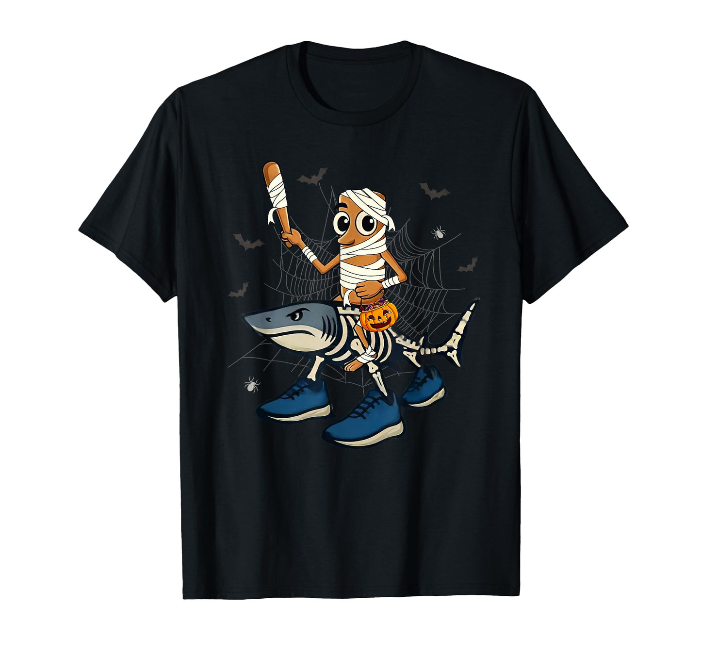 Halloween Tung Tung Tung Sahur Mummy Tralalero Tralala Meme T-Shirt