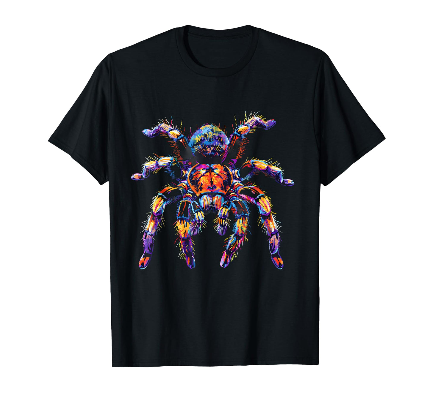 Tarantula Wildlife Artwork Colourful Splash Tarantula Lover T-Shirt