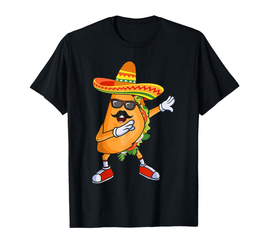 Dabbing Taco Funny Cinco de Mayo Mexican party T-Shirt