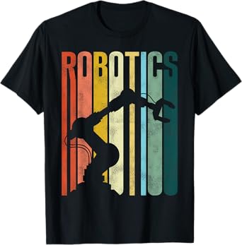Robot Robotics Engineer Retro Vintage Robotics T-Shirt