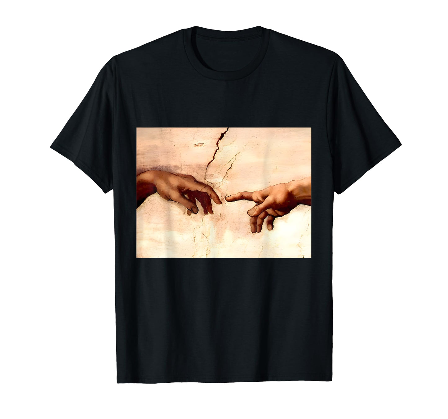 The Creation Of Adam | Michelangelo Artwork Vintage T-Shirt