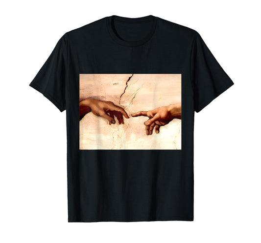 The Creation Of Adam | Michelangelo Artwork Vintage T-Shirt