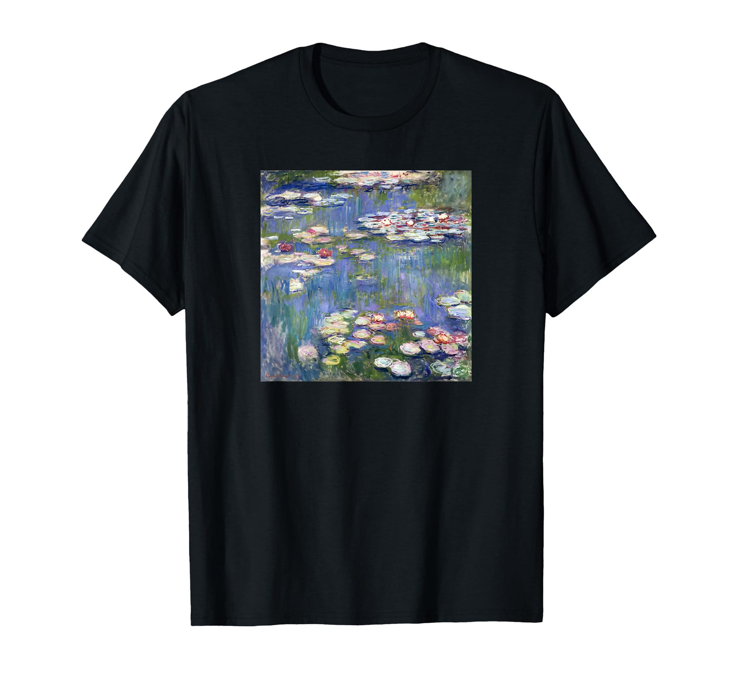Monet's Water Lilies Modern Art Impressionism Painting Cover T-Shirt