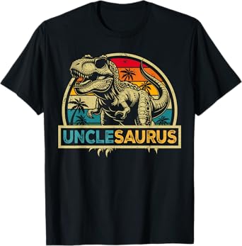 Unclesaurus T Rex Dinosaur Uncle Saurus Family Matching T-Shirt