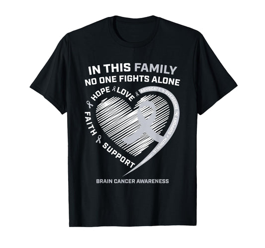 Brain Cancer Awareness Shirts Tshirt Women Men Brain Cancer T-Shirt